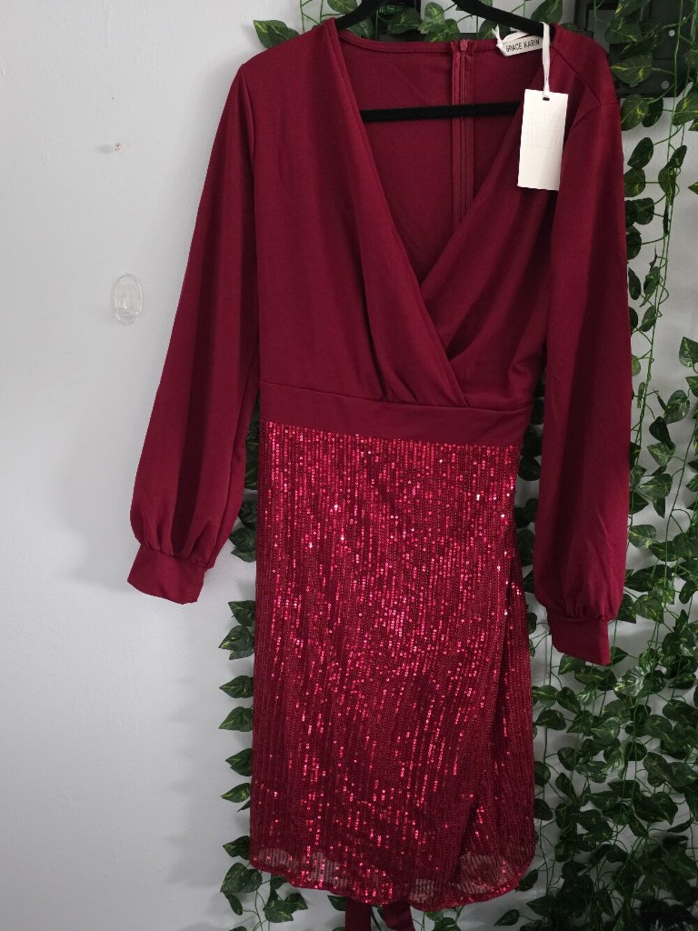 NWT Grace Karin sequin Dress
